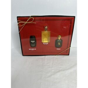 Vintage Ralph Lauren 3 Lot Cologne Drakkar Noir Safari Polo For Men Mini Size
